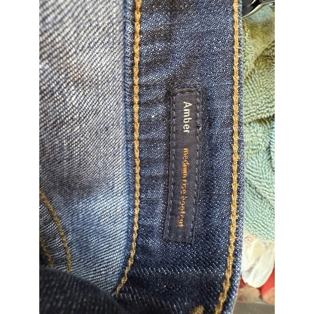 Citizens of Humanity Women Jeans Amber Stretch Medium Rise Bootcut Dark Blue 27 - Picture 8 of 9